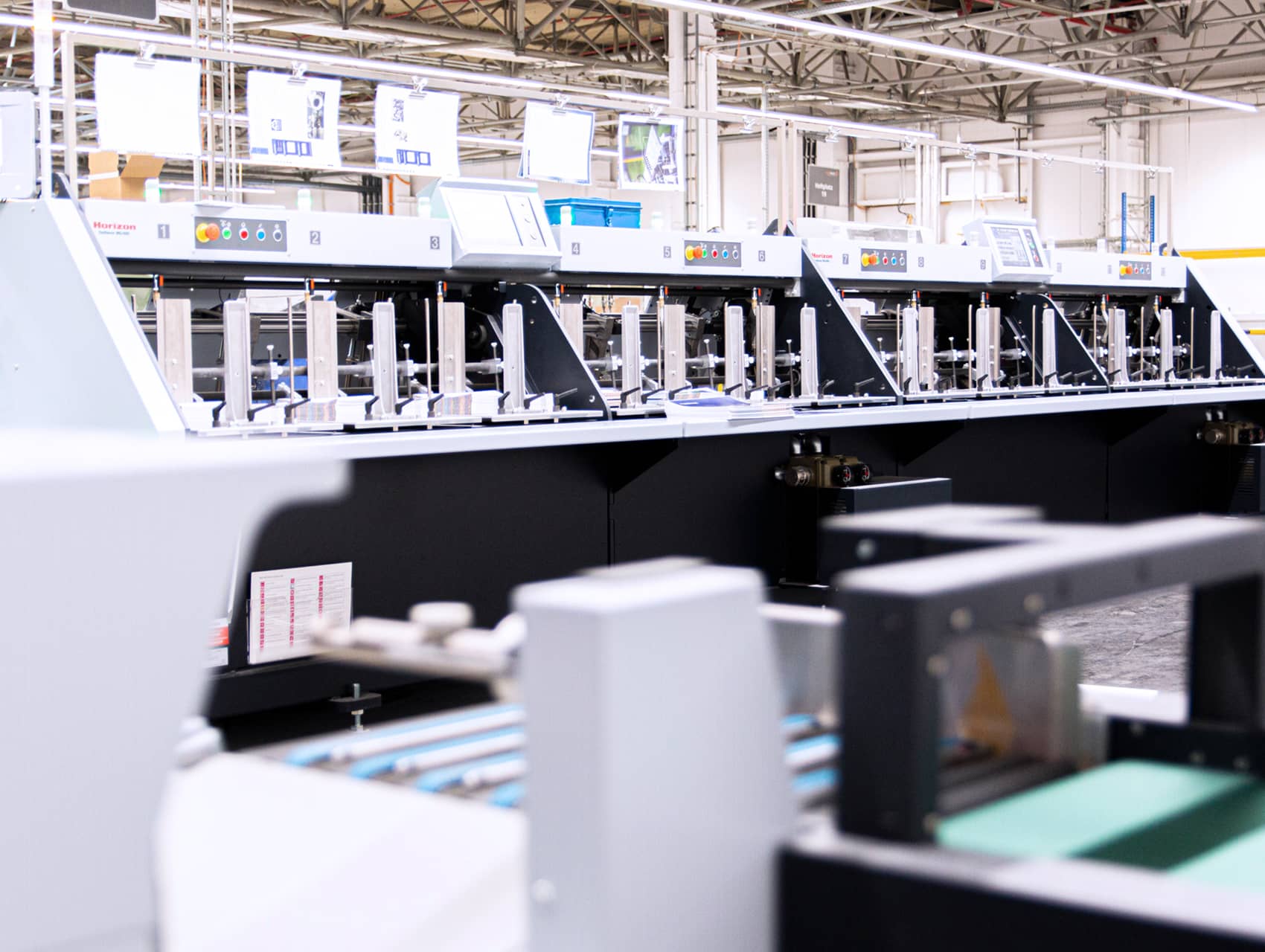 Perfect binding line, Horizon System Gatherer MG 600