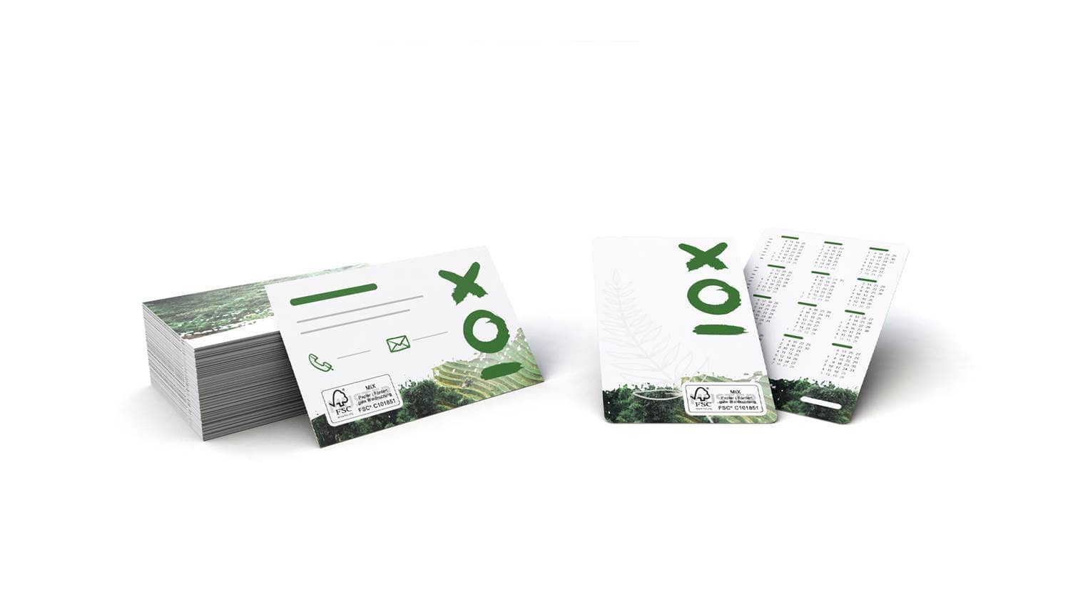 The FSC® label 21 x 10 mm