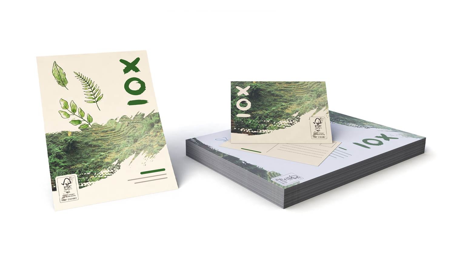 The FSC® label 21 x 32 mm