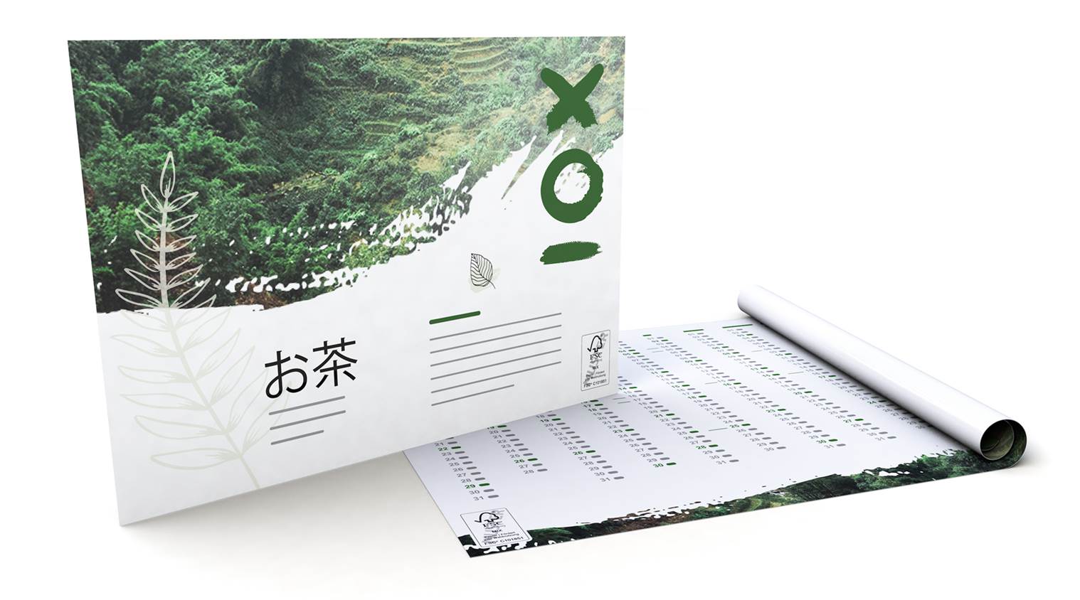 The FSC® label 31 x 49 mm