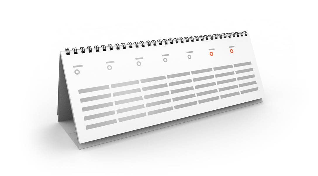 Desk Calendars 297 x 105 mm