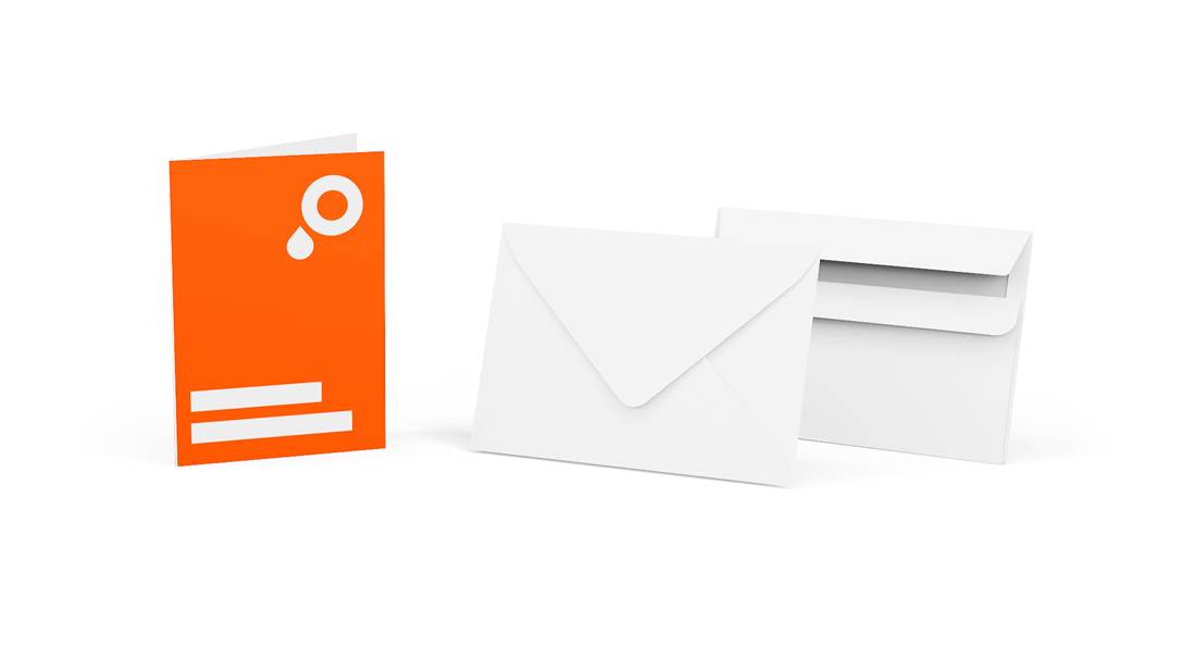 Greeting cards A6 with envelopes