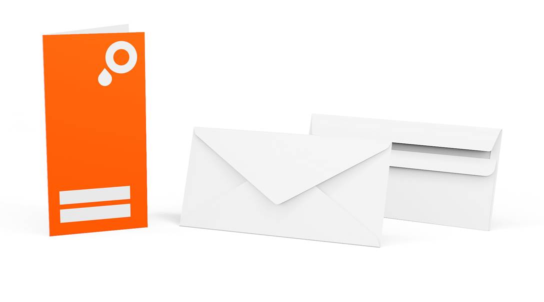 Greeting cards DL format with envelopes