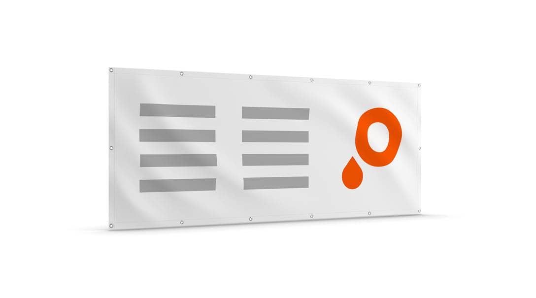 Cloth Banners with blackback fabric