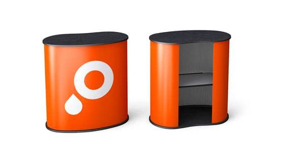 Curved Exhibition Counters