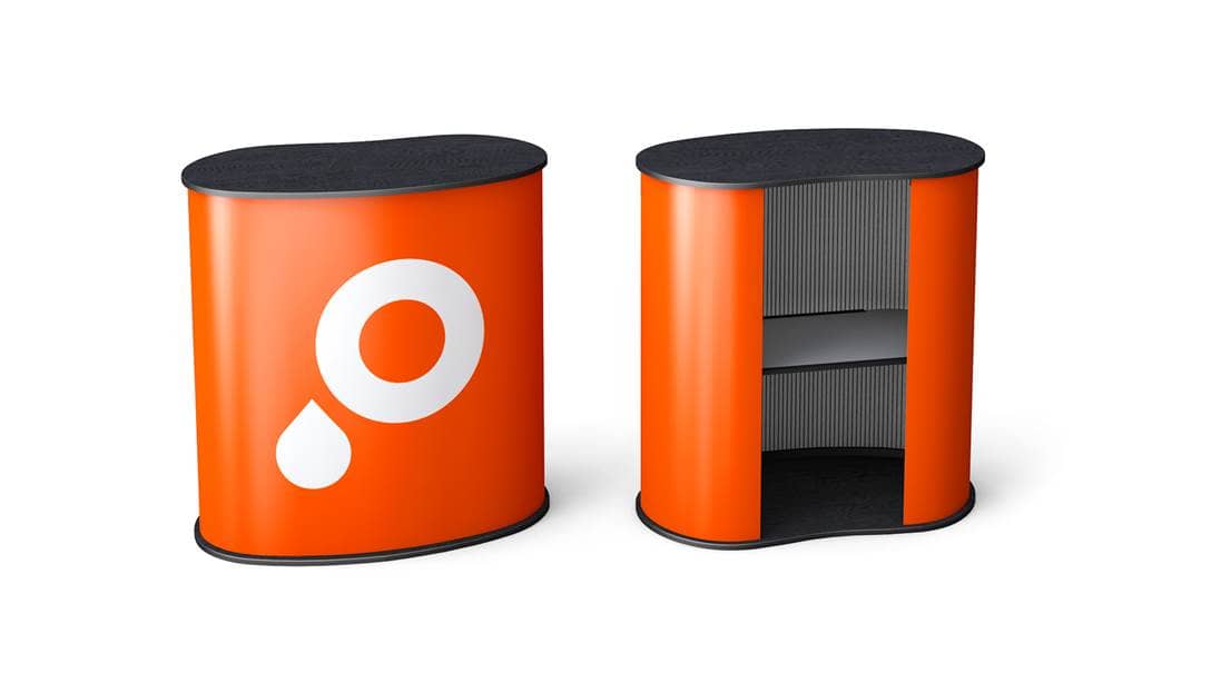 Curved Exhibition Counters