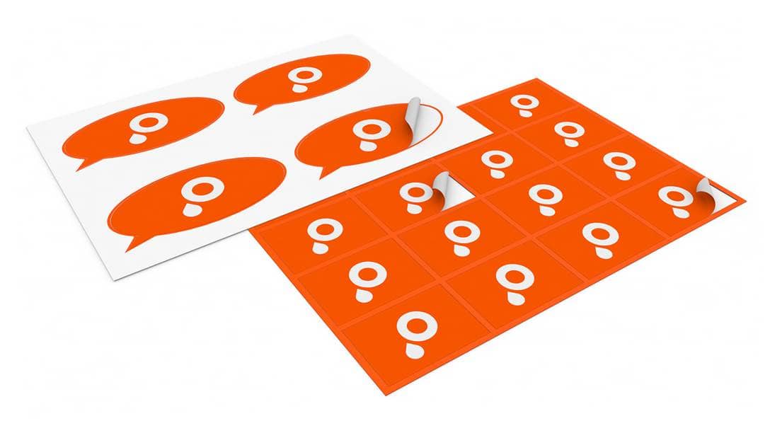 Labels and stickers group image