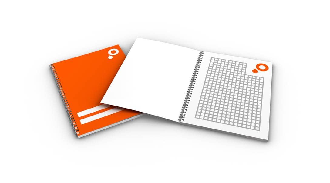 Notebooks with spiral binding