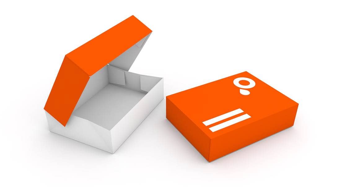 Tray with Hinged Lid Glued in 6 Spots