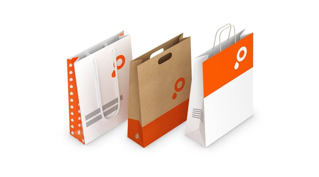 Paper carrier bags group image