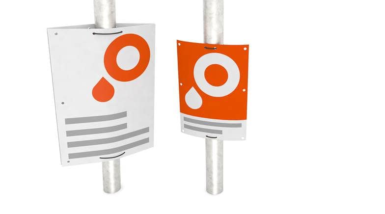 Corrugated plastic posters 