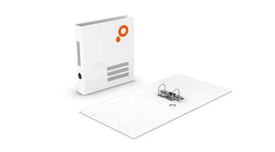 Ring binders with lever mechanism