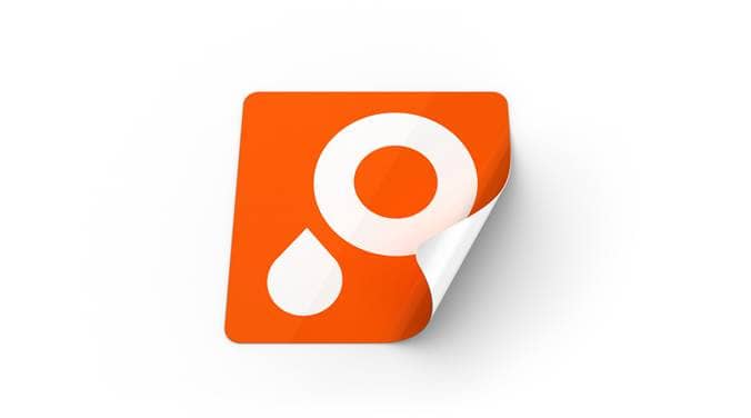 Stickers with rounded corners