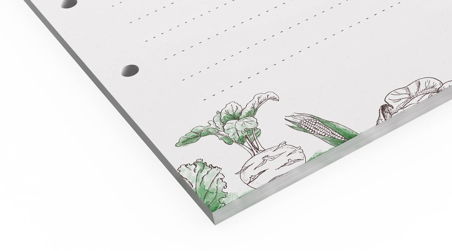 Notepads with glue binding