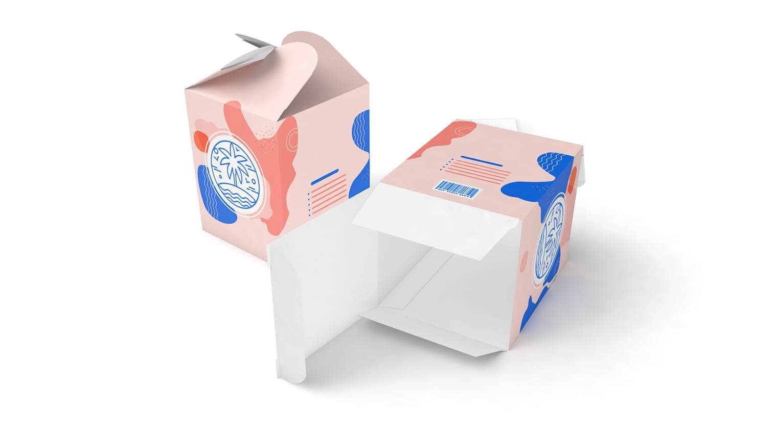 Petal Box with Tuck in Bottom/Top