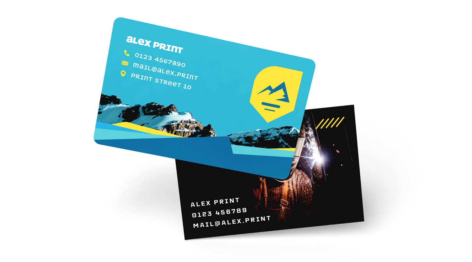 Plastic business cards