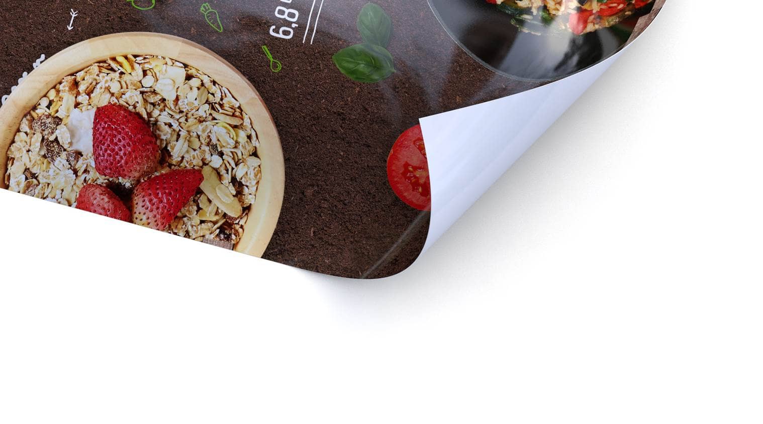 Product with UV finishing