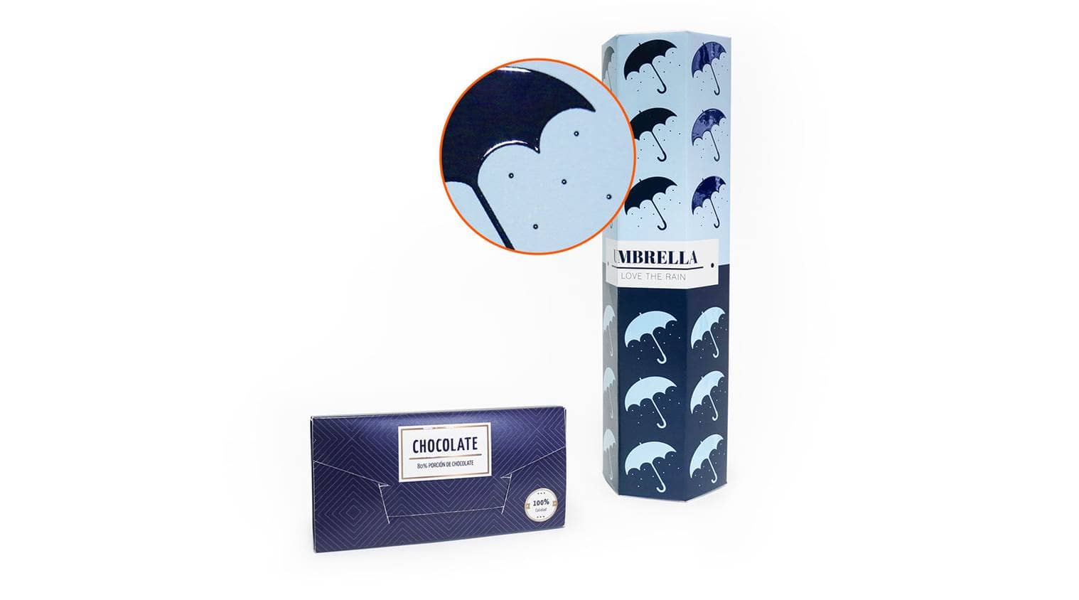 Product image spot 3D UV coating 