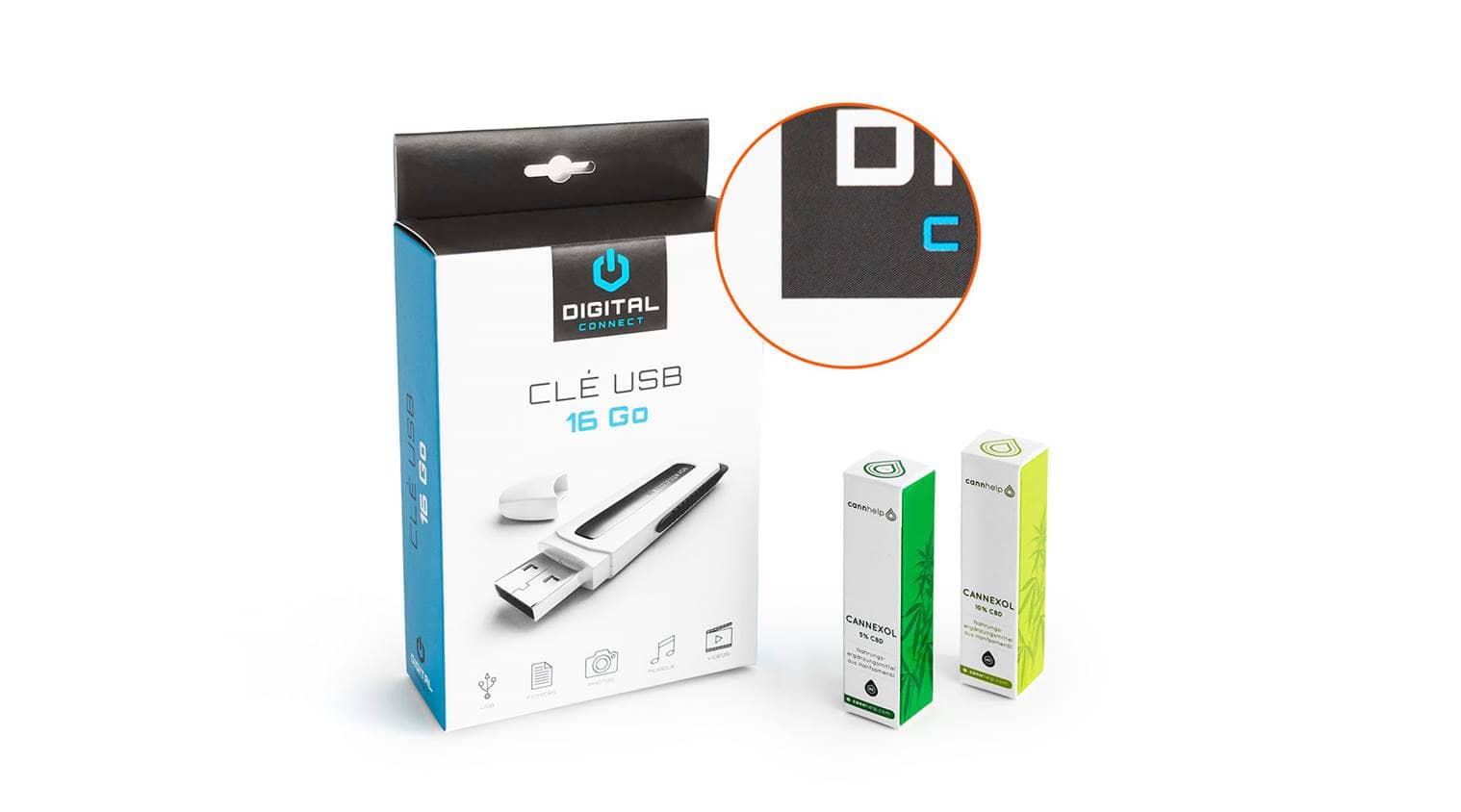 Product image with chromo board white