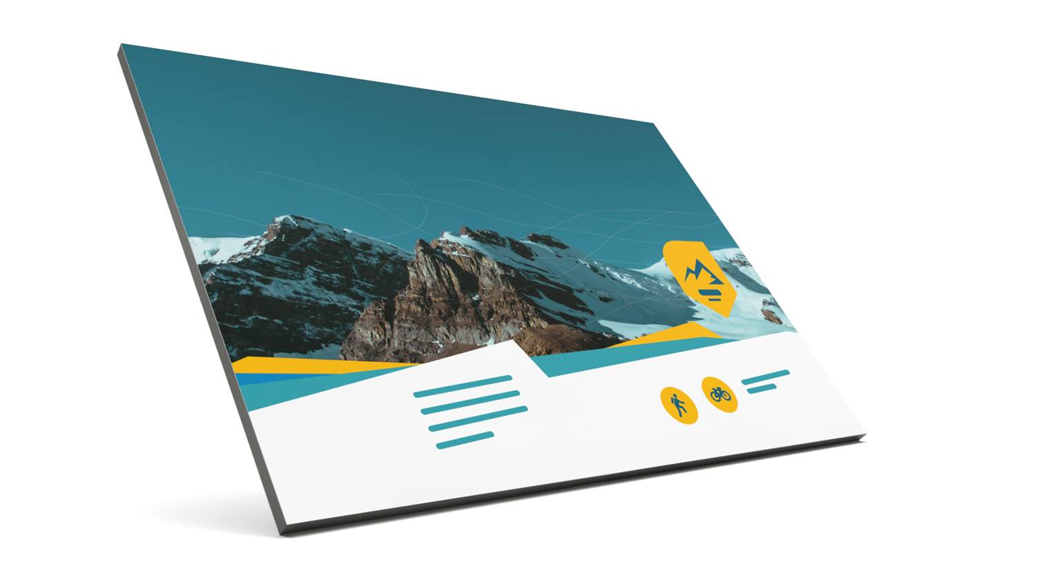 Aluminium composite sign