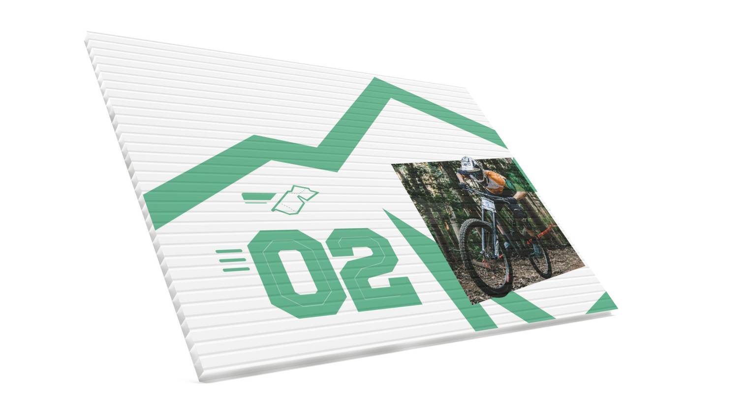 Corrugated plastic board sign