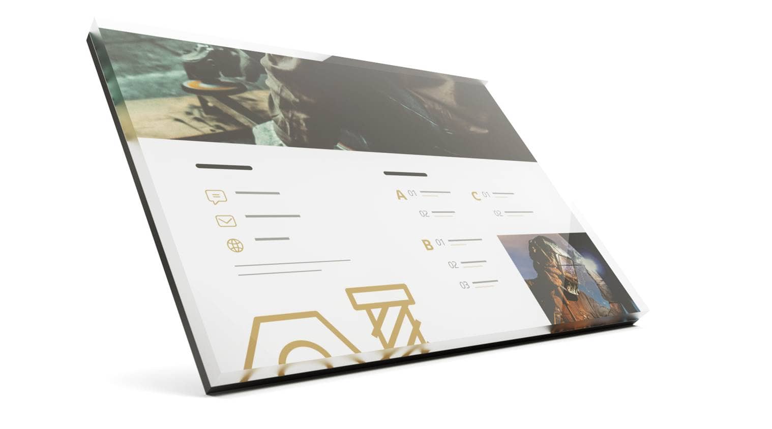 Acrylic photo printing