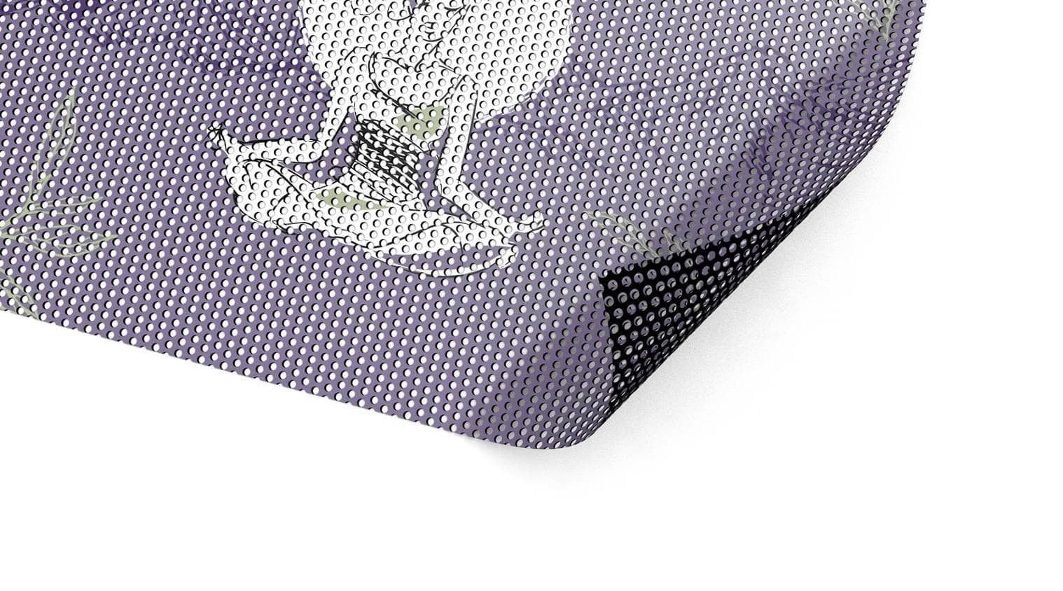 Perforated window decals