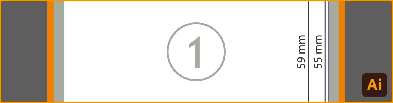 SAXOPRINT Templates Illustrator Step 2