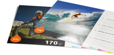 uv coating saxoprint uv flyers