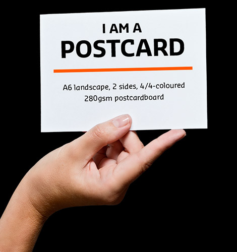 postcard printing custom postcards saxoprint
