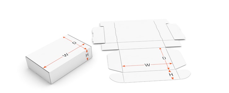 Self Locking Tray with Hinged Lid - FEFCO 0427 ∙ SAXOPRINT